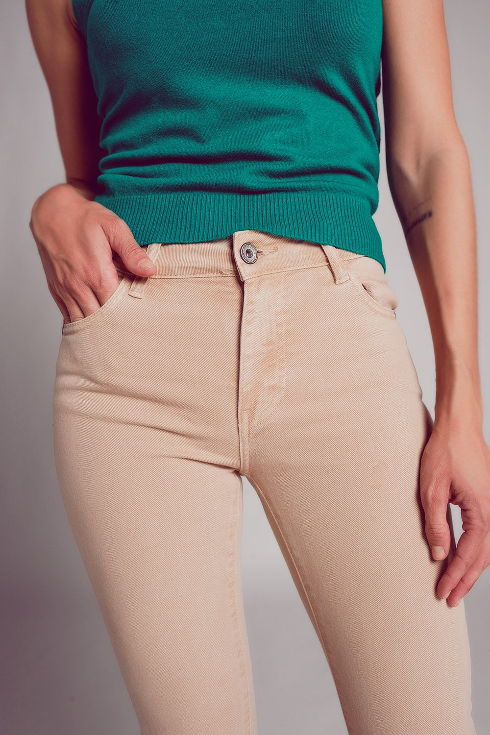 High Waist Flared Jeans