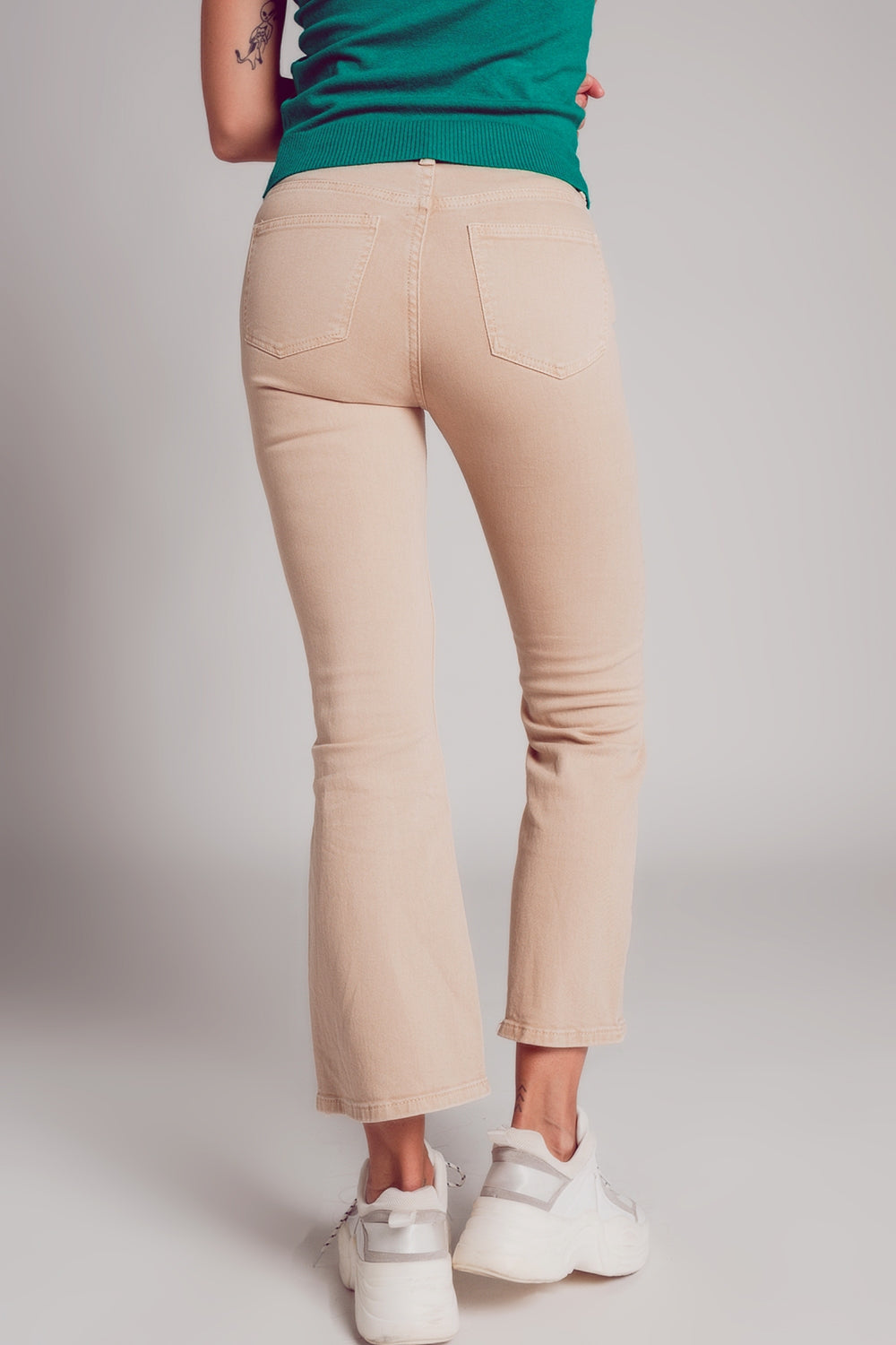High Waist Flared Jeans