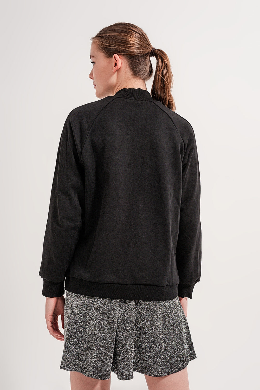 Good Vibes High Neck Sweatshirt