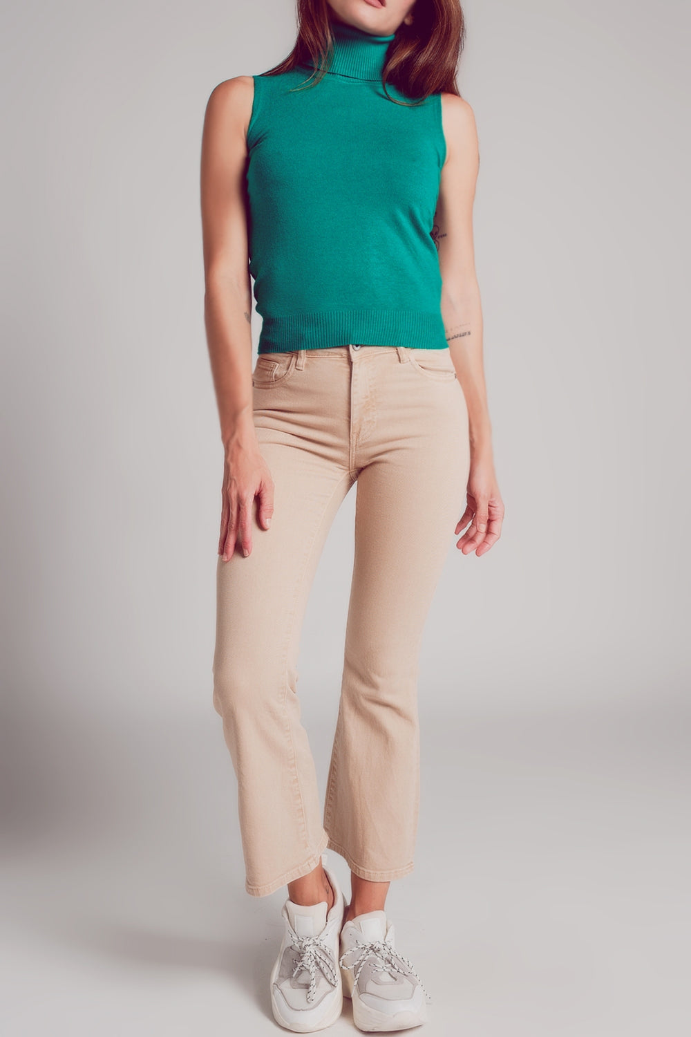 High Waist Flared Jeans