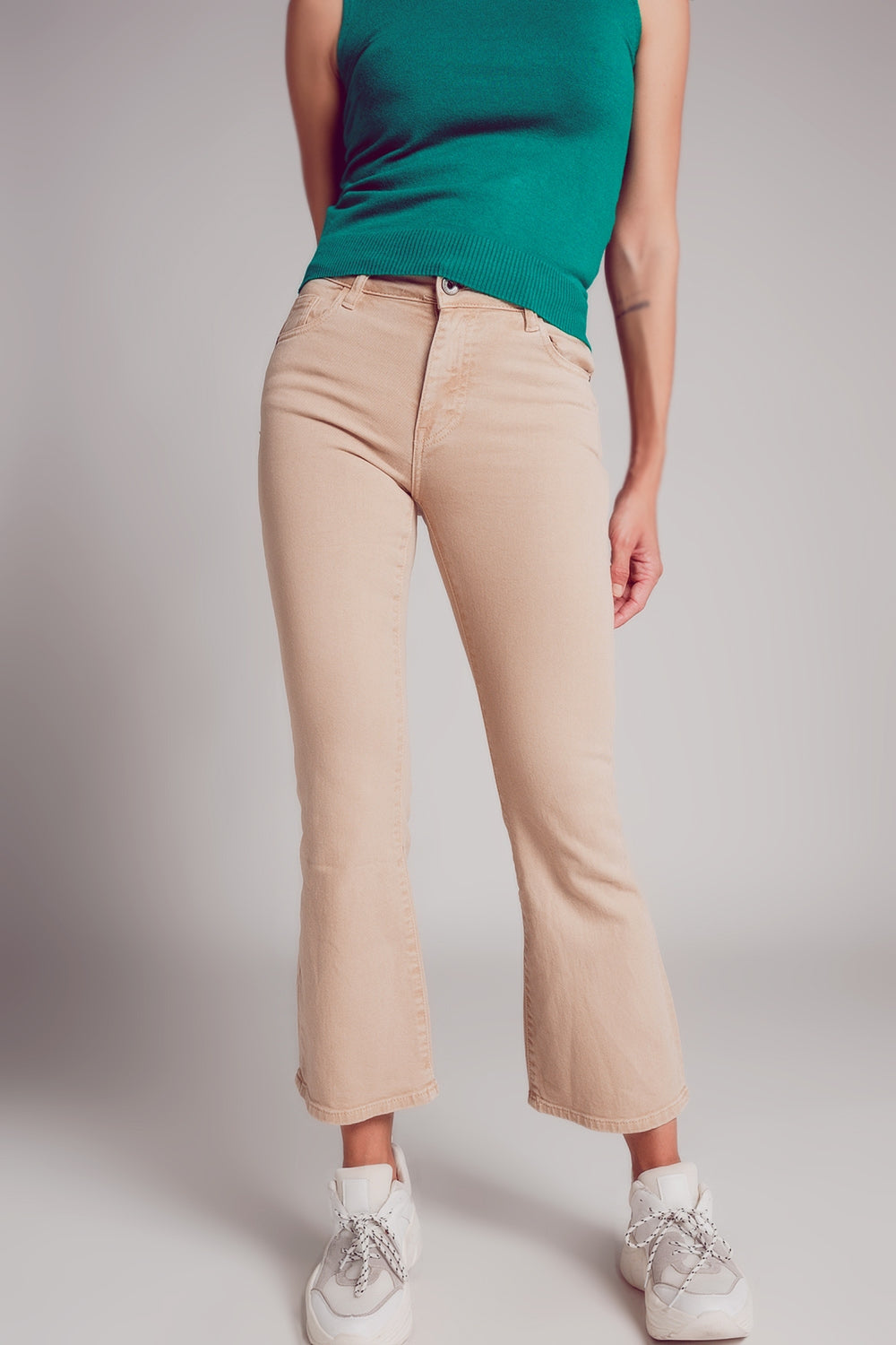 High Waist Flared Jeans