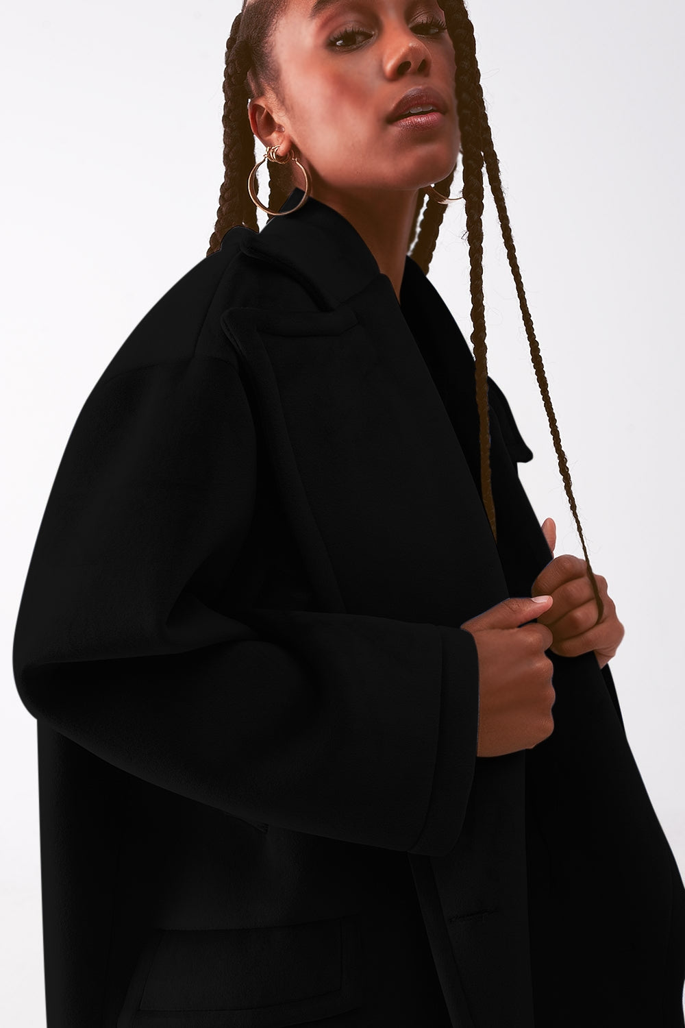 Trendy Oversized Suède Jas voor Dames