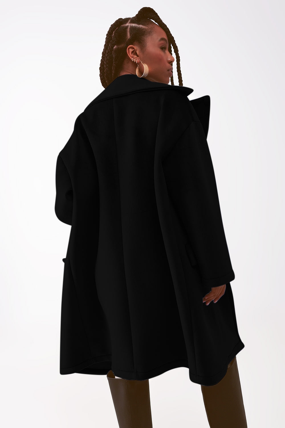 Trendy Oversized Suède Jas voor Dames